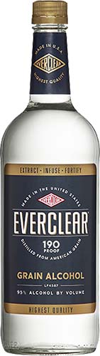 Everclear Alcohol Grain 190 Proof