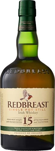 Redbreast 15 Year Old Irish Single Pot Still Whiskey