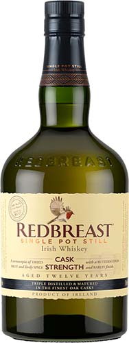 Redbreast 12 Year Old Cask Strength Irish Single Pot Still Whiskey