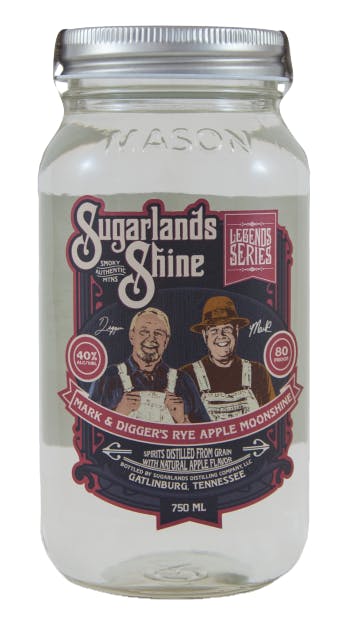 Sugarlands Shine Mark And Digger’s Rye Apple Moonshine