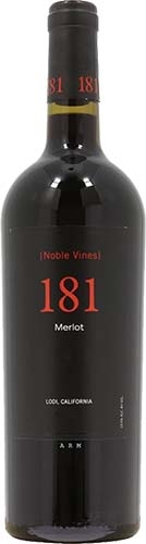 Noble Vines Merlot, 181, California, 2017