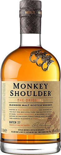 Monkey Shoulder Blended Malt, Batch 27 Scotch Whisky