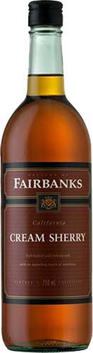 Fairbanks Cellars Cream Sherry, California