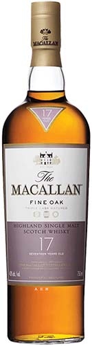 The Macallan 17 Year Old Fine Oak Single Malt Scotch