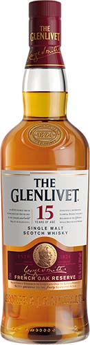 The Glenlivet French Oak Reserve 15 Year Old Single Malt Scotch