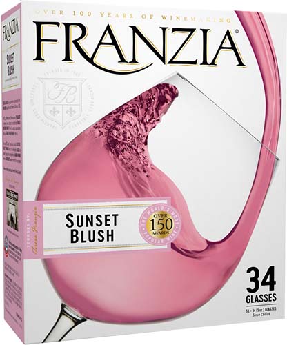 Franzia Sunset Blush Pink Wine 5 Liter