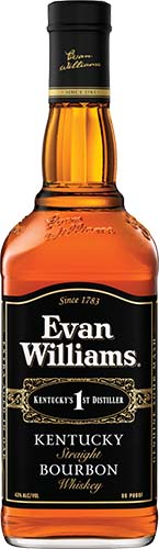 Evan Williams Black Label Bourbon Whiskey Plastic