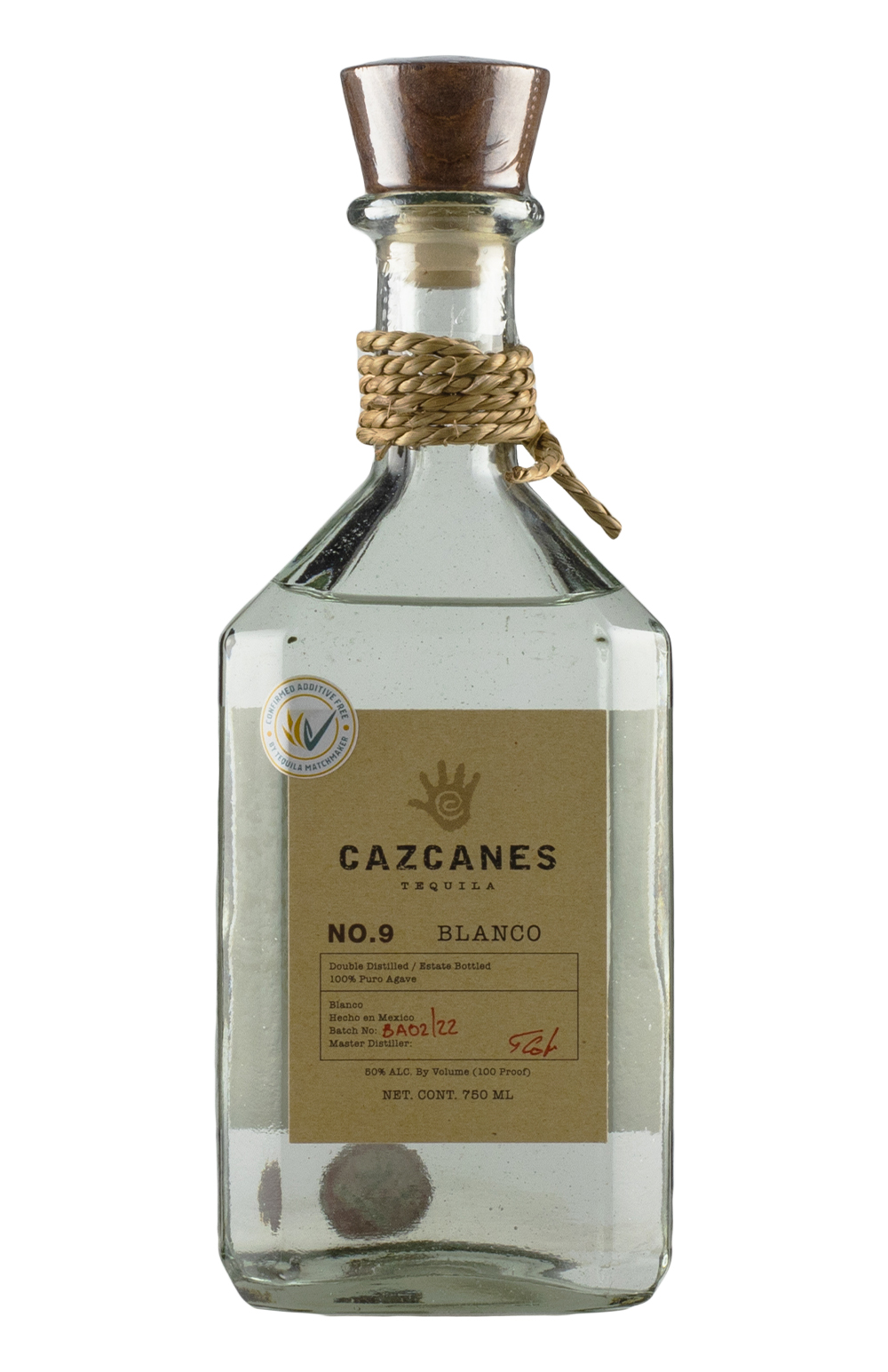 Cazcanes Blanco No.9 High Proof Tequila