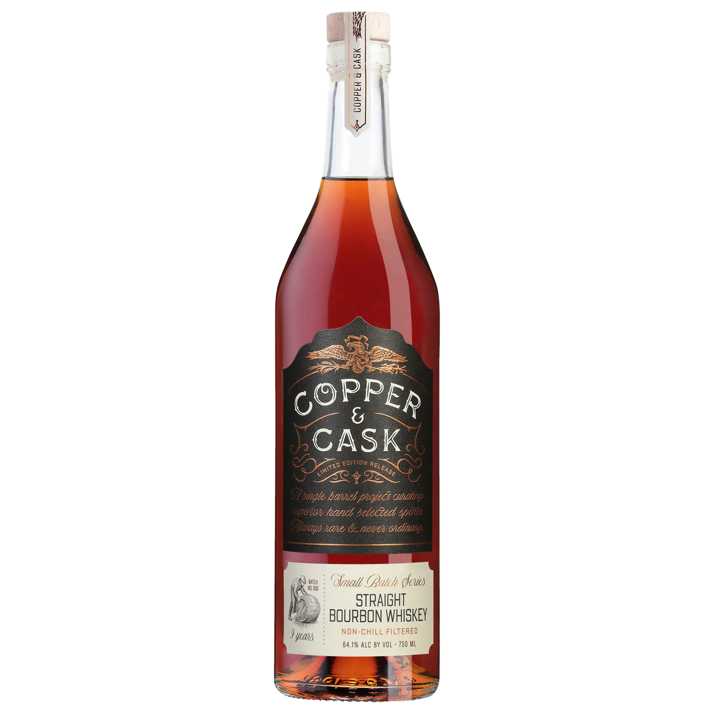 Copper & Cask Small Batch Series No. 006 9yr Straight Bourbon Whiskey Aged In Florida