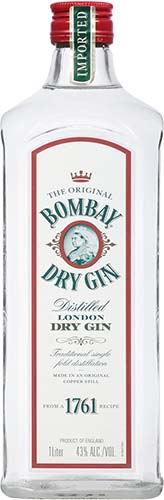 Bacardi Bombay Distilled London Dry Gin 43%