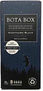 Bota Box Nighthawk Black California Rich Red Wine Blend