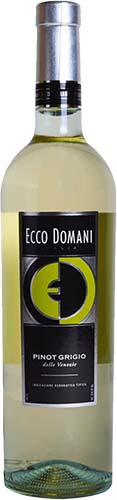 Ecco Domani White Wine, Pinot Grigio, Italian