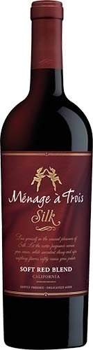 Menage a Trois Silk, Soft Red Blend