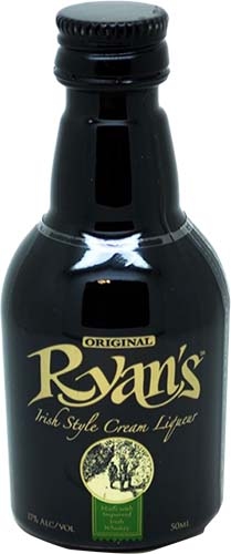 Ryans Irish Cream Liqueur 50ml 34 Proof