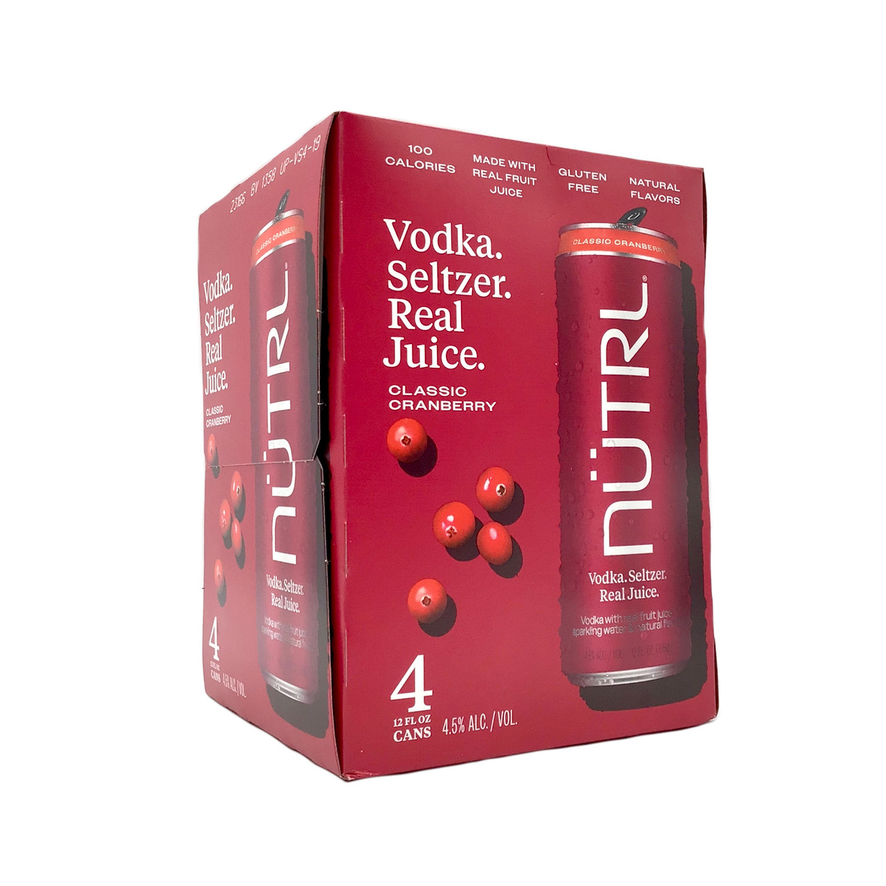 Nutrl Real Juice Classic Cranberry Vodka Seltzer