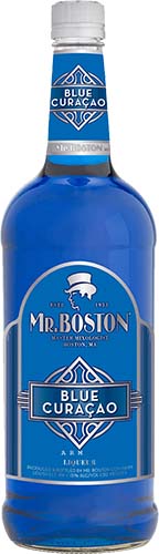 Mr. Boston Blue Curacao Liqueur 30 Proof