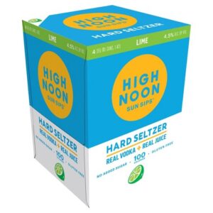 High Noon Sun Sips Lime Vodka Hard Seltzer 4pk/12 Fl Oz Cans