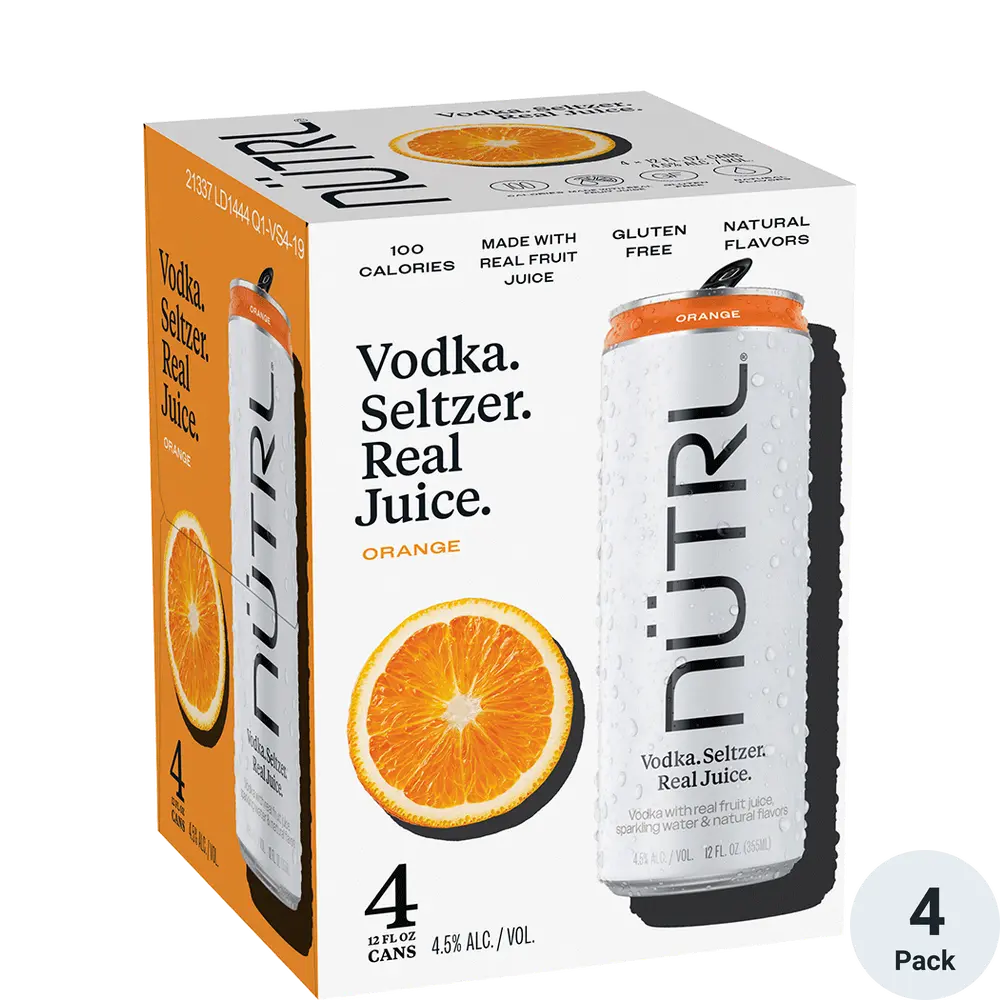 Nutrl Orange Vodka Hard Seltzer