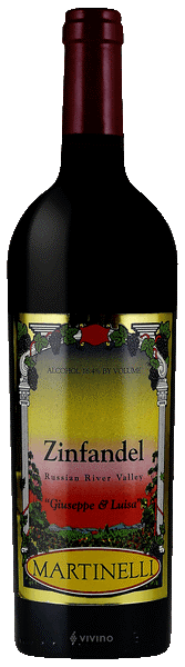 Martinelli Zinfandel ‘Giuseppe & Luisa’ 2021